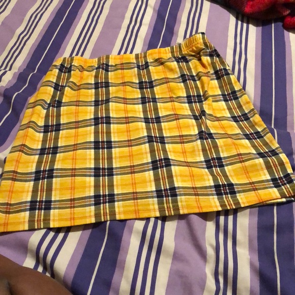 SHEIN Dresses & Skirts - Yellow plaid skirt SHEIN Dresses & Skirts - Yellow plaid skirt